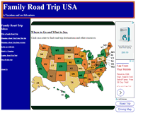 Tablet Screenshot of familyroadtripusa.com